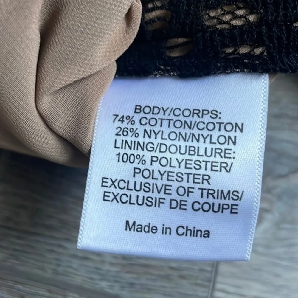 Tory Burch top size 2 Top Black lace unique top